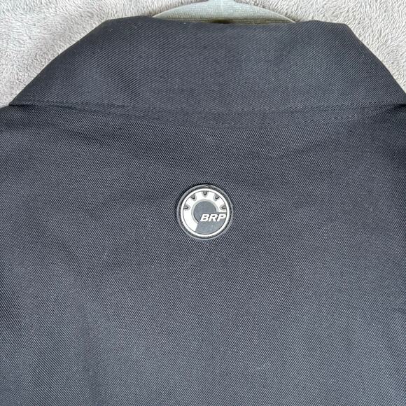 Black BRP Can-Am Short Sleeve Button Down Work Shirt Men’s Size L - Picture 9 of 10